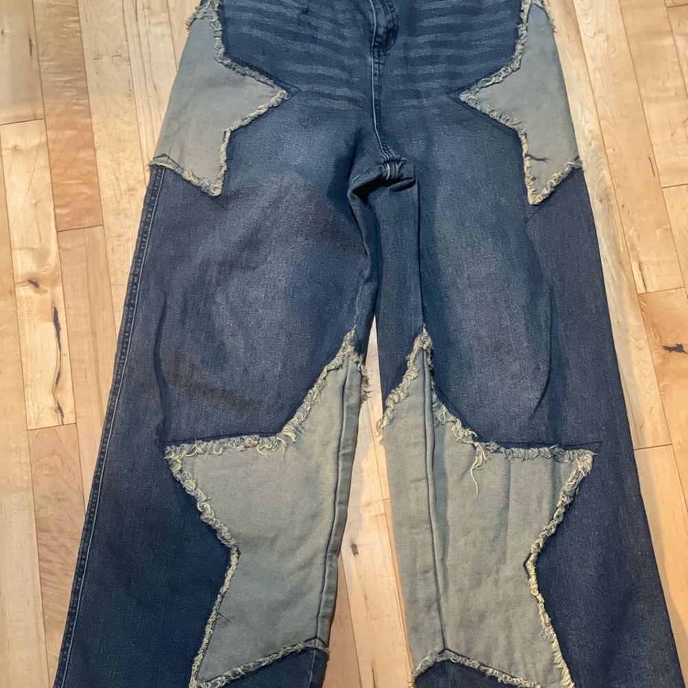 Hot Topic Star Patch Denim Jeans